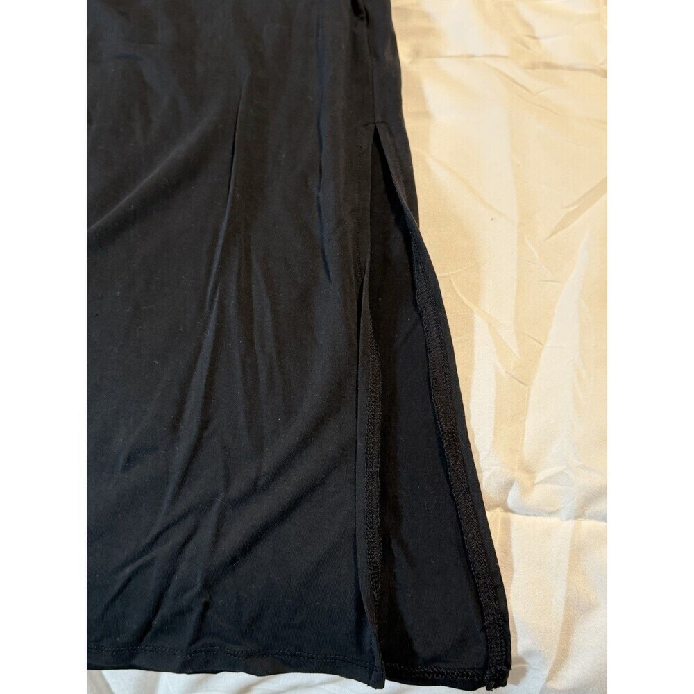A New Day | Women's Black Sleeveless Maxi Dress Side Ruching Size Small - Picture 6 of 9